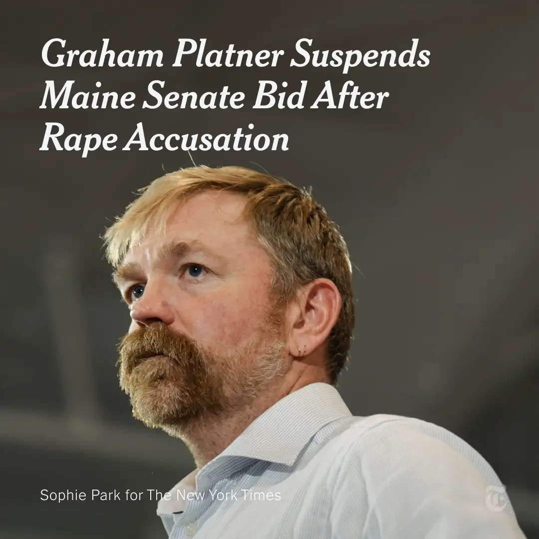 Breaking News: Graham Platner, the Democratic nominee for Senate in Maine, suspended his campaign u…