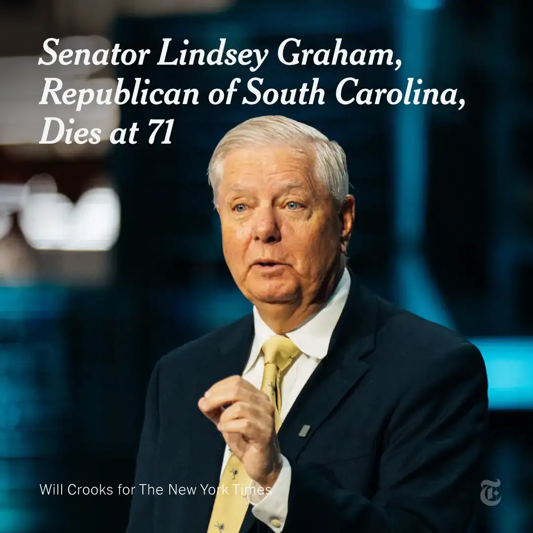 Breaking News: Lindsey Graham, the prominent Republican senator from South Carolina, died after a “…
