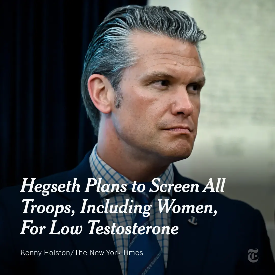 Defense Secretary Pete Hegseth announced a new mandatory screening program to test all service memb…
