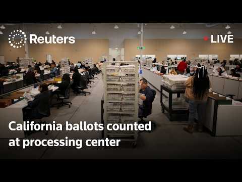LIVE: California ballots counted at processing center
