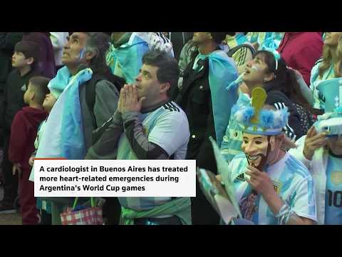 Argentina doctors see rise in heart attacks during World Cup games