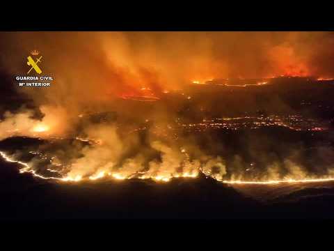 Wildfire burns over 38,000 acres in northern Spain
