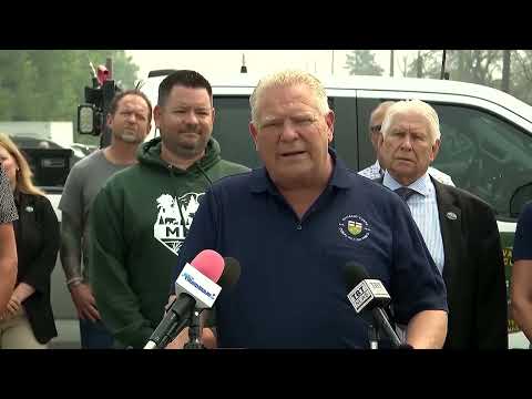 Ontario's Ford slams Trump for attack on Canada over wildfire