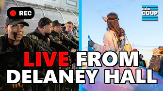 🚨LIVE ICE CLASHES WITH PROTESTERS at Delaney Hall ICE Prison