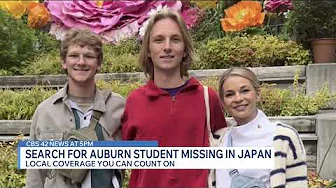 Search continues for missing Auburn University student in Japan